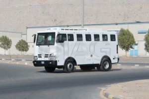 armadillo armored passenger bus