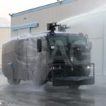 armored water cannon crowd control