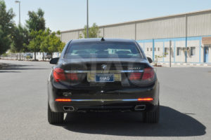 BMW 7 Series Armored Rear Camera and surveillance system