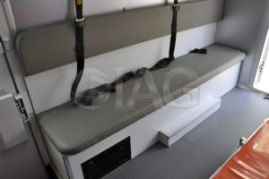 ford f550 ambulance bench storage