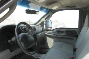 ford f350 patrol truck interior driver