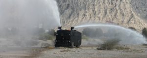 armored water cannon nozzle