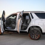 Armored Chevrolet Tahoe fully armored door overlaps